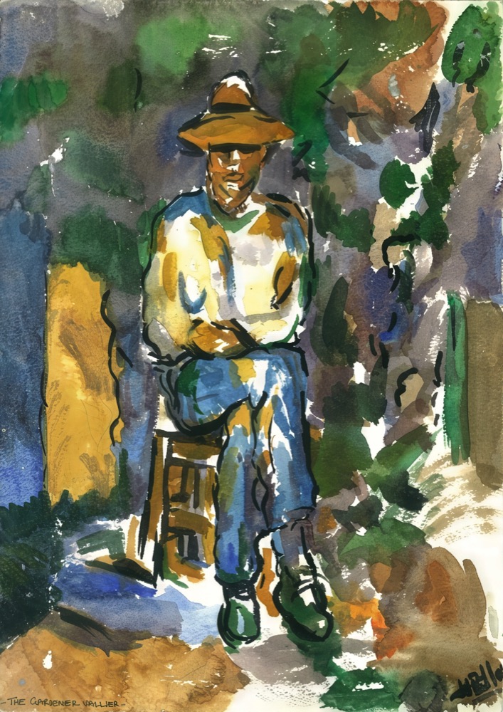 The Gardener painting by Basho